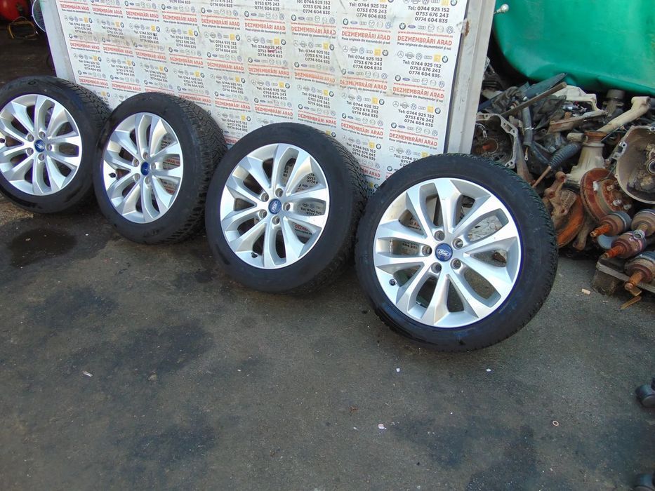 Jante aluminiu Ford Mondeo mk5 S max Kuga Galaxy 3 r17 jante aliaj cu anvelope iarna 215/55/r17