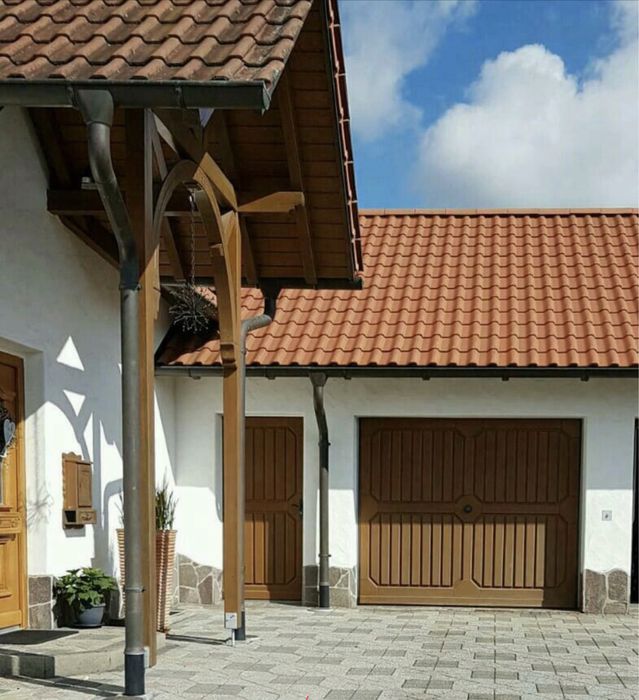 USA BATANTA GARAJ poarta lemn H 245 x L 210 Normstahl Germania 2 Buc