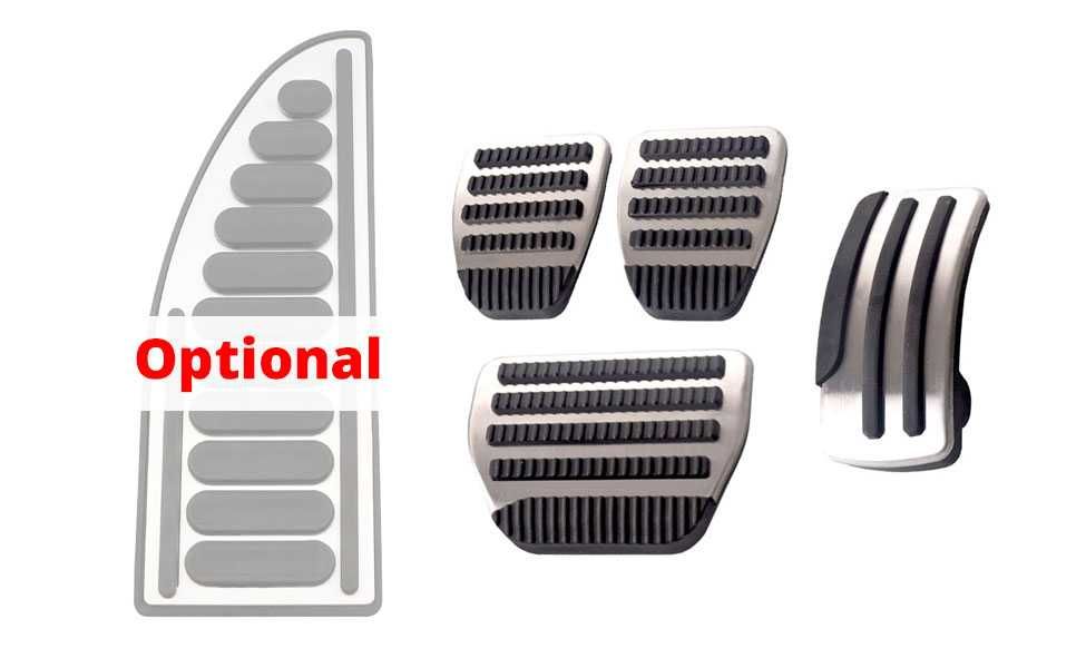Ornamente INOX pedale - Nissan Qashqai, Juke, Rogue, X-Trail, Patrol