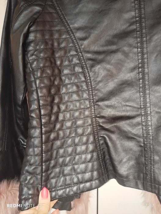 Зимно кожено яке ХЛ