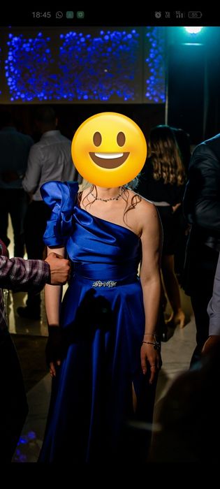 Rochie albastra eleganta