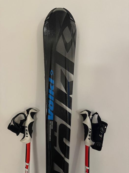 Ski Volkl Senzor R2 de 161 cm cu bete Leki