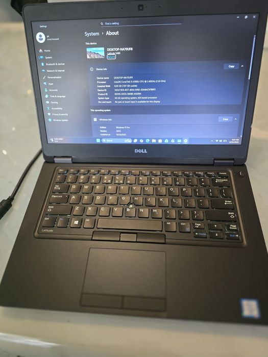 laptop  Dell 5480, i5-6300, ram 8gb