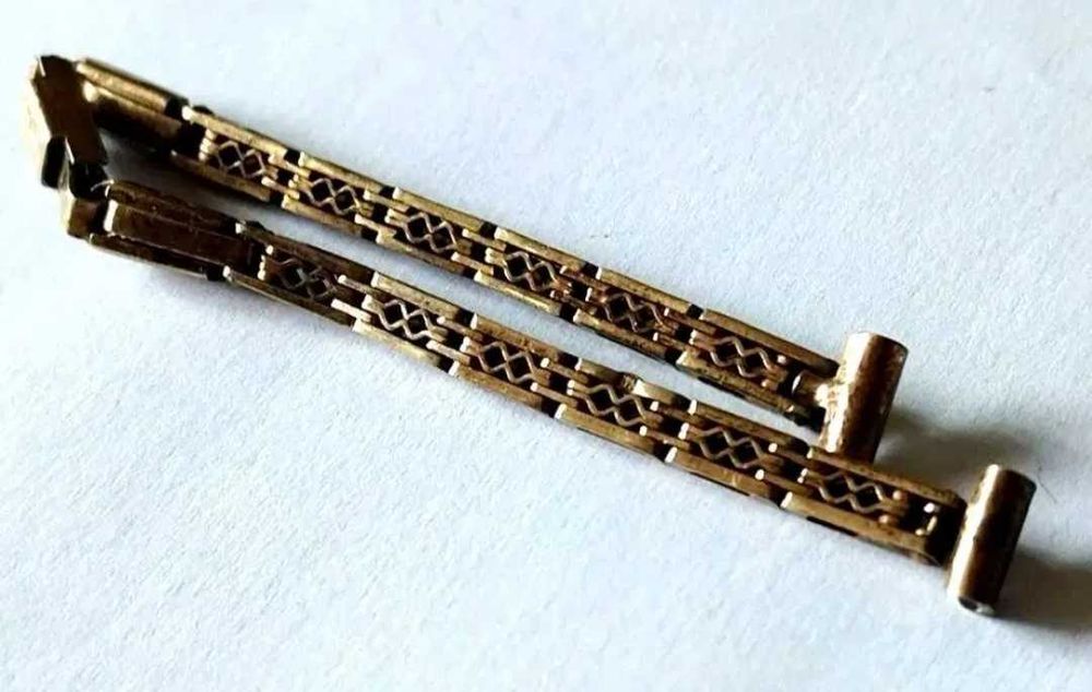 Deosebita curea de ceas argint aurit 875