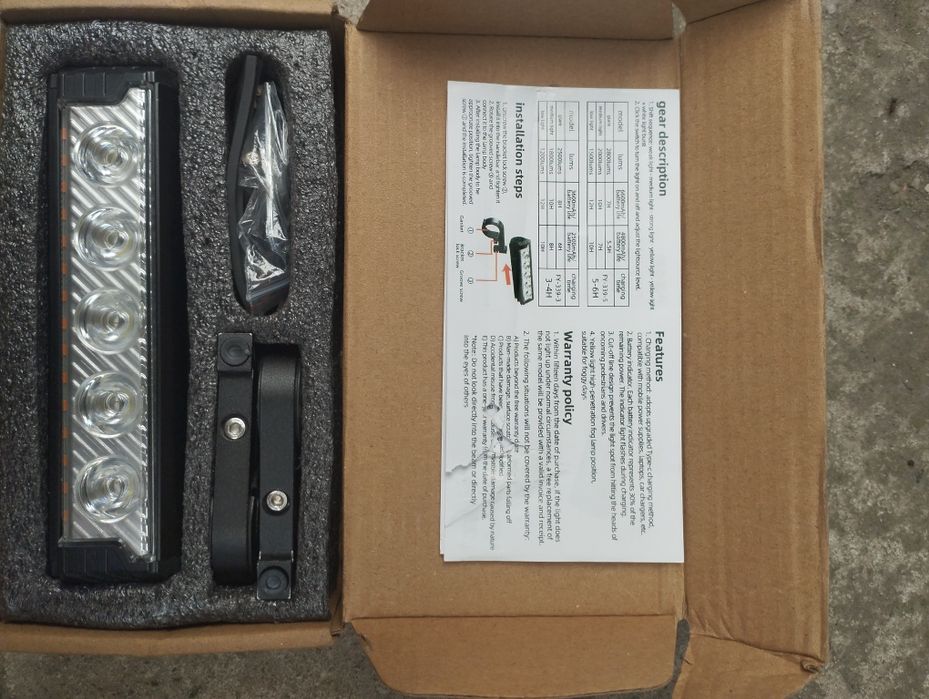 фонарик для велосипеда