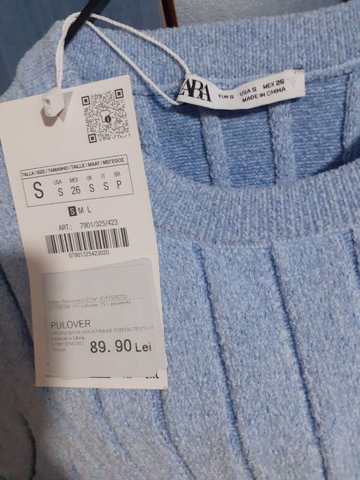 Bluza XS/S ZARA material moale