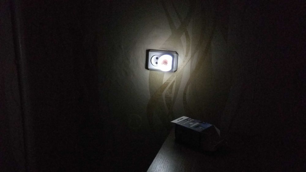 Ночник LED + двойное USB зарядное устройство