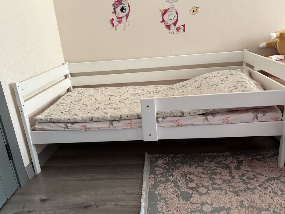 Кровать детская 160х80 белая