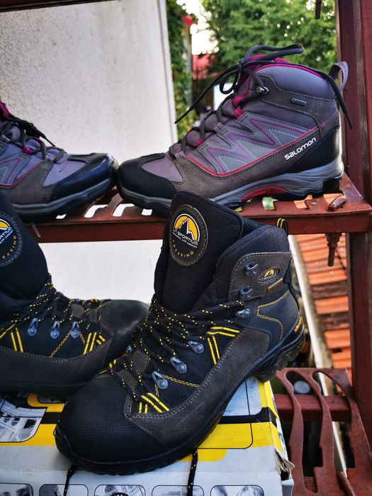 Vand bocanci La Sportiva si Salomon Goretex stare foarte buna