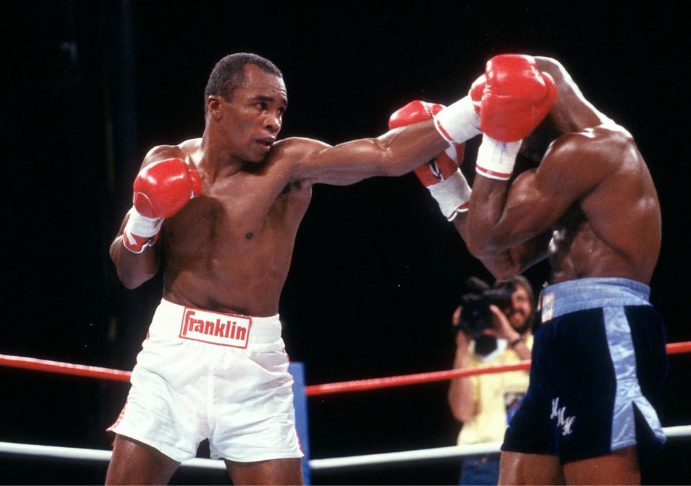Manusa Box cu autograf Sugar Ray Leonard