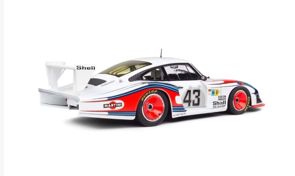 Macheta metalica Porsche 935 Mobidick noua sigilata 27 cm lungime