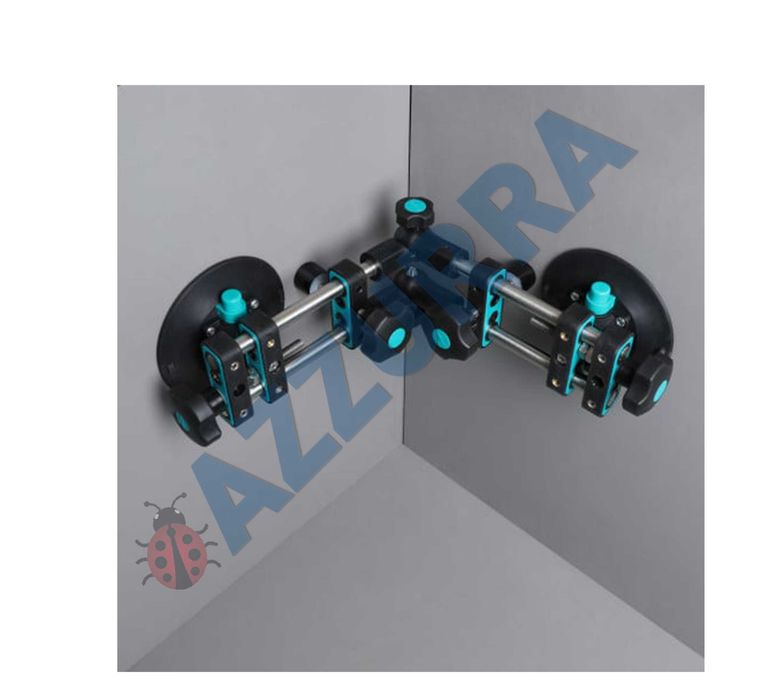 Sistem de fixare si ajustare multi-unghi, cu 2 ventuze cu vacuum