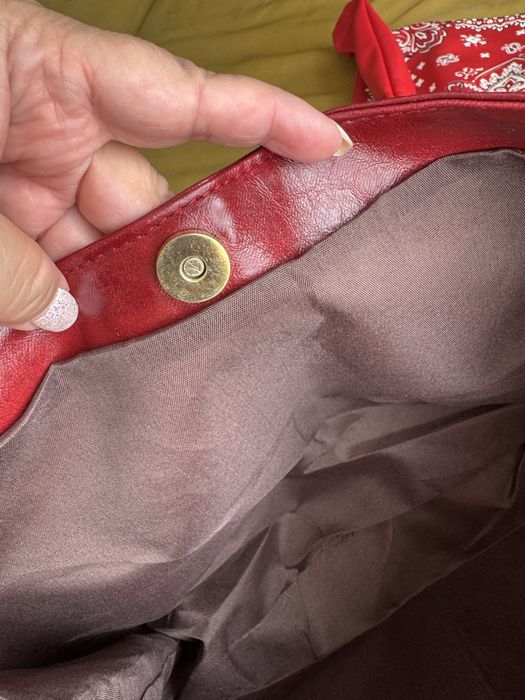 Сумка новая бордовая