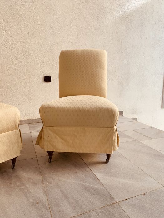 Комплект винтидж салонни столове – 2 броя, викториански стил