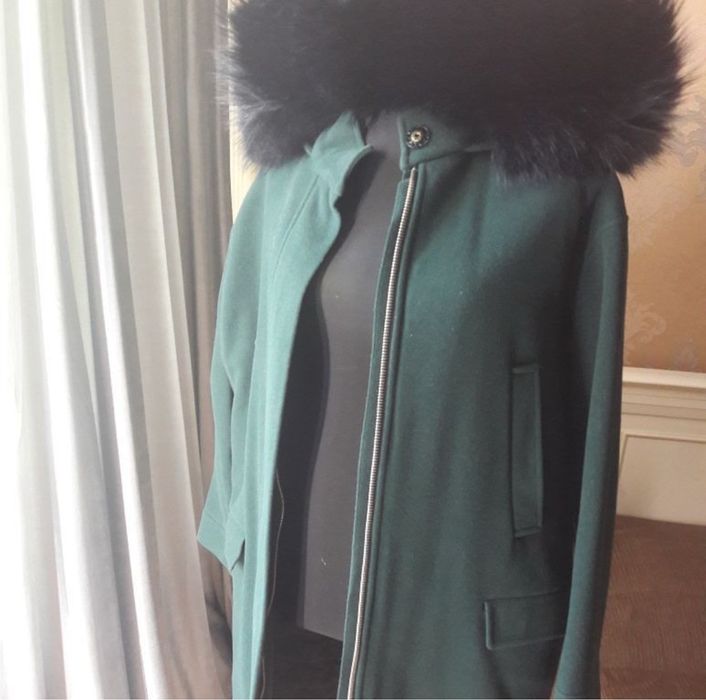 Кашемировая парка, полупальто