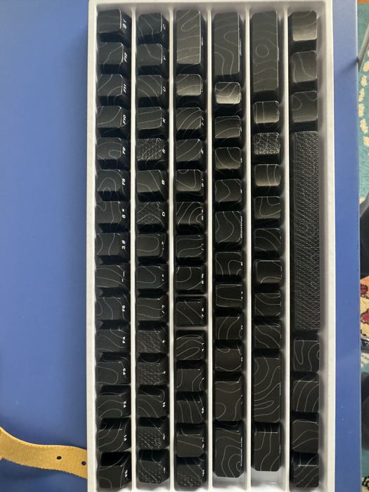 Tastatura qwerty + set de taste (topograf) limitate