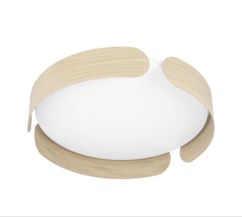LED плафон дъб eglo valcasotto