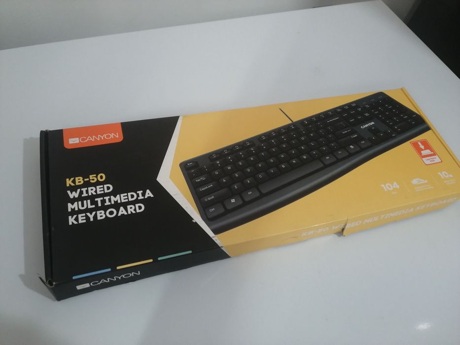 Клавиатура CANYON KB-50 Wired Multimedia Keyboard