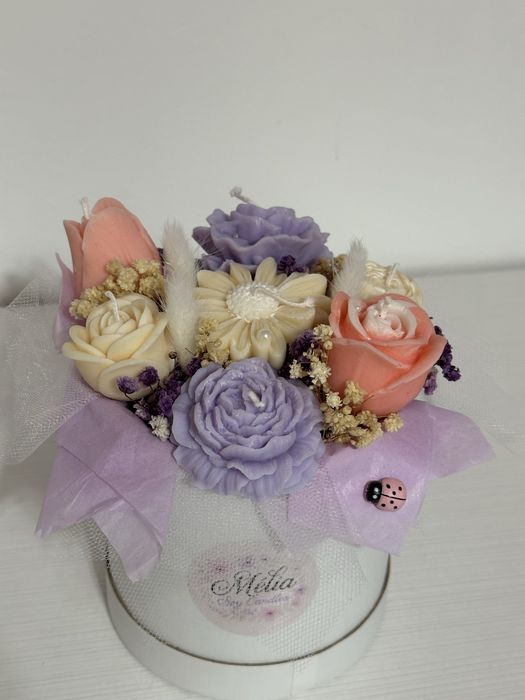 Букети от ароматни соеви свещи