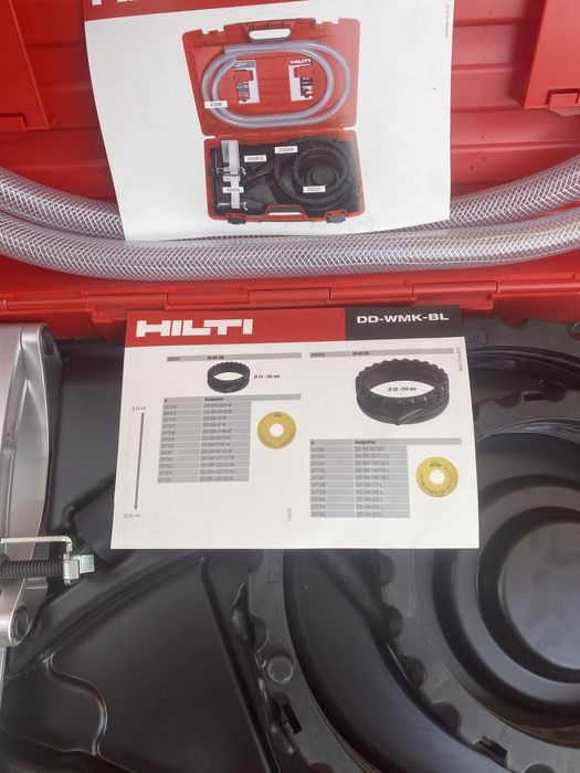 Hilti trusa recuperat apa carote diamantata