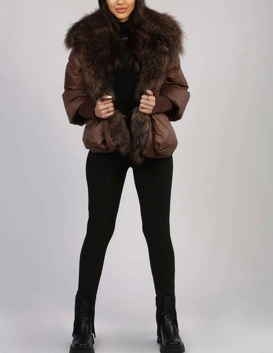 Geaca cu blana naturala