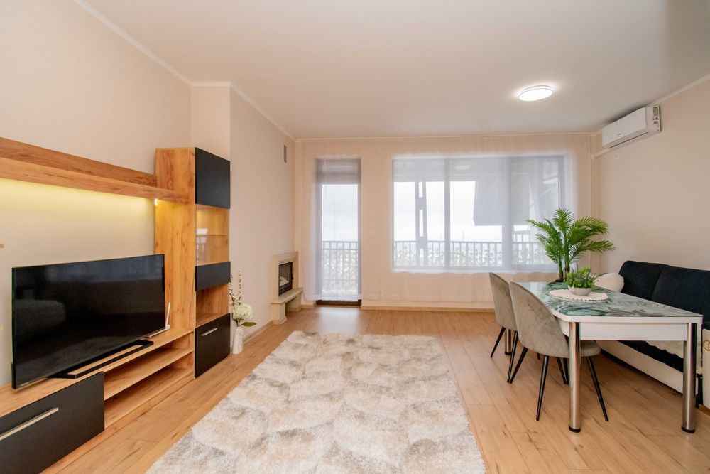 Стилно обзаведен двустаен апартамент в кв. Симеоново