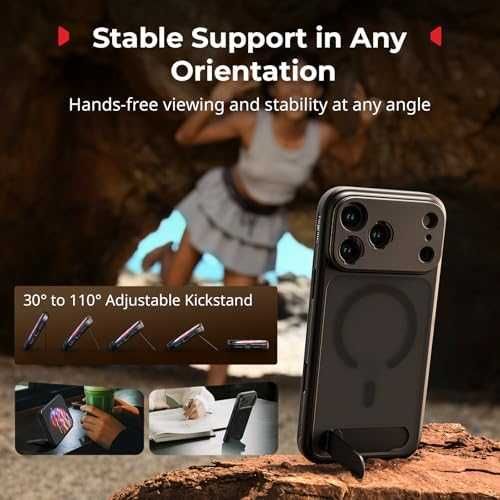 Магнитен калъф SMALLRIG FilMov iPhone 17 Pro за гимбъл DJI Айфон кейс