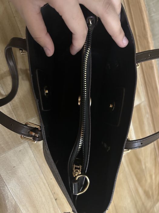 кожаная сумка тоут Coach