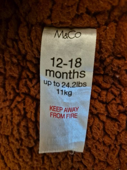 Детско зимно яке 12-18 месеца