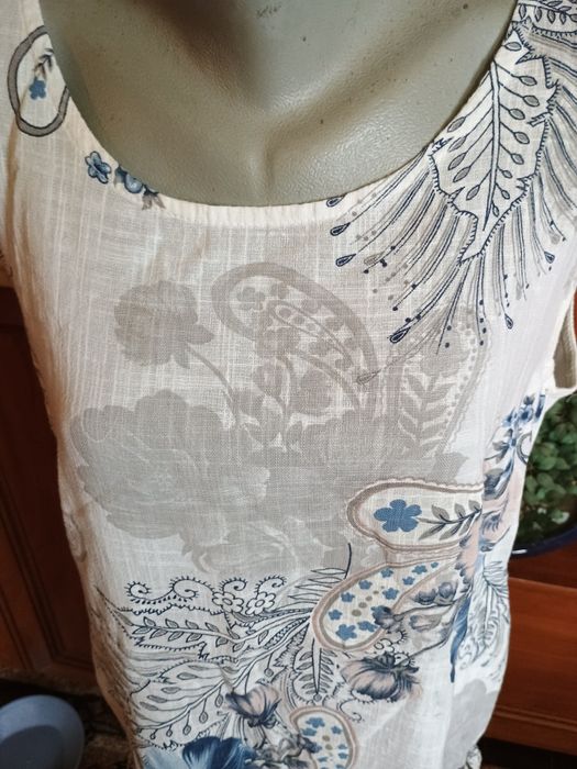 Рокля материя  кенар