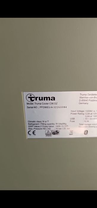 Lada frigorifica truma c60 96