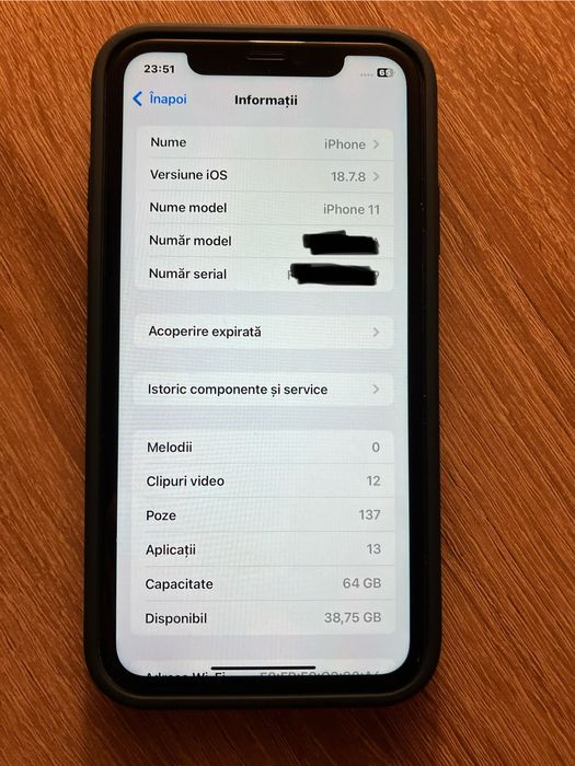 Vand iphone 11.