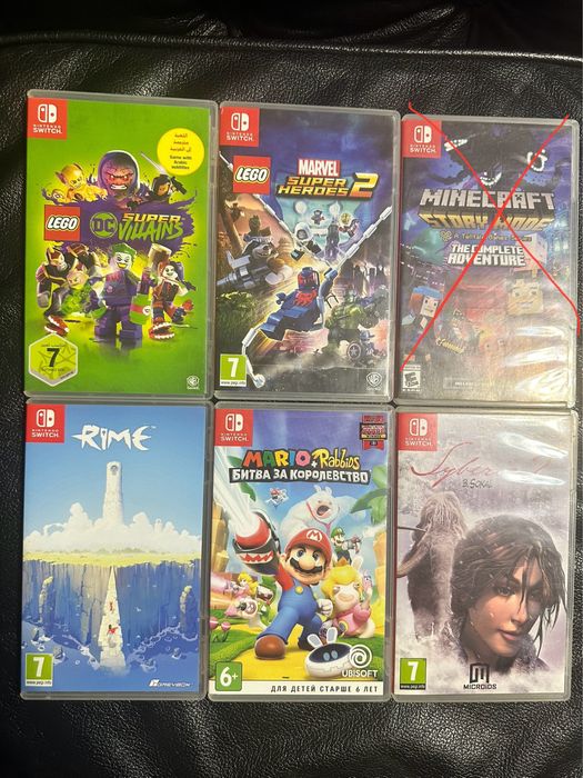 Игры для Nintendo switch б/у