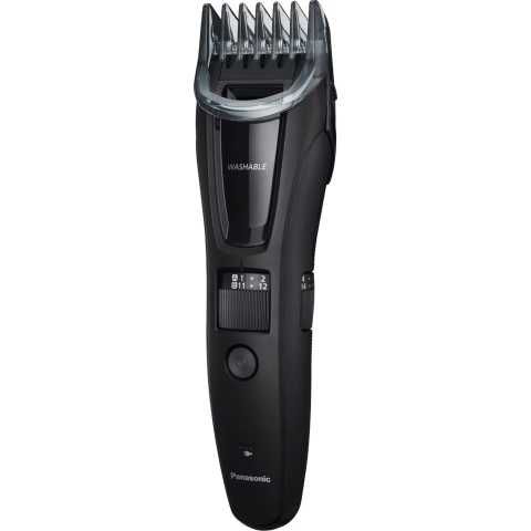 Panasonic ER-GB61 aparat de tuns barba părul și corpul (39 de setări de lungime, 3 accesorii pentru pieptene, 50de minute, Japanese Blade Tech), negru