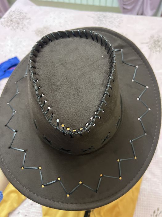 Костюм ковбоя с кожанными вставками