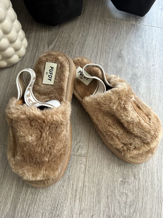 Papuci de casa cu elastic la calcai