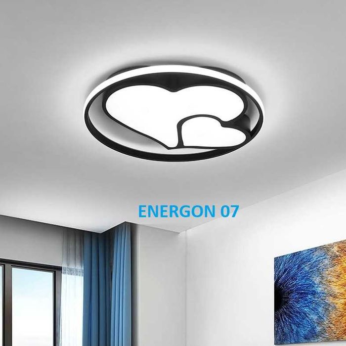 Луксозна LED лампа висок клас плафон СЪРЦЕ ИНТЕРИОРНА