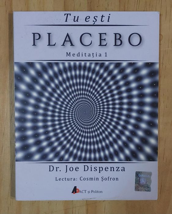 CD cu meditația din cartea Tu ești Placebo a lui Joe Dispenza