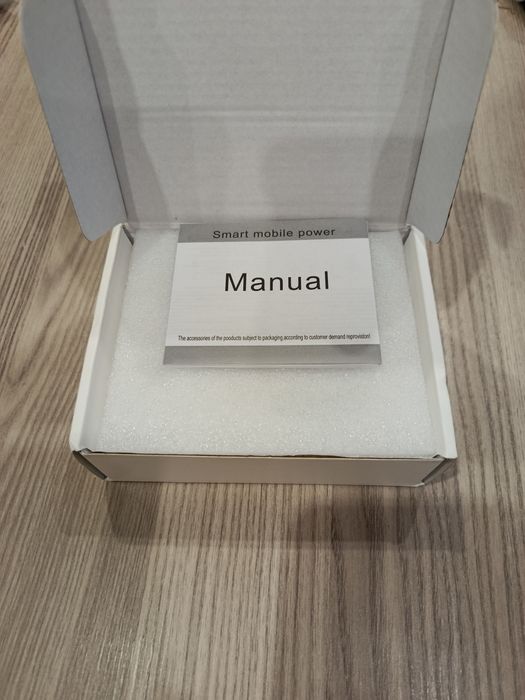 Мини външна батерия (Power Bank) 5000mAh – USB-C / Бяла