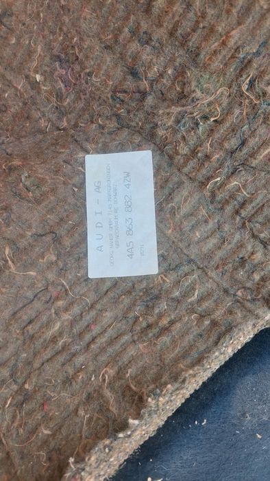 Ауди с-4  а-6 коврик