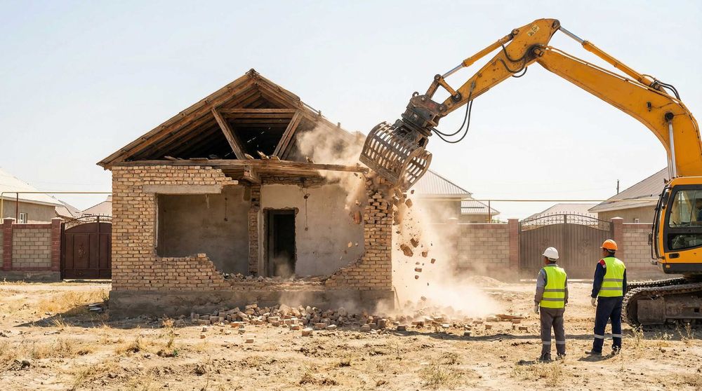 Снос домов/ Демонтаж