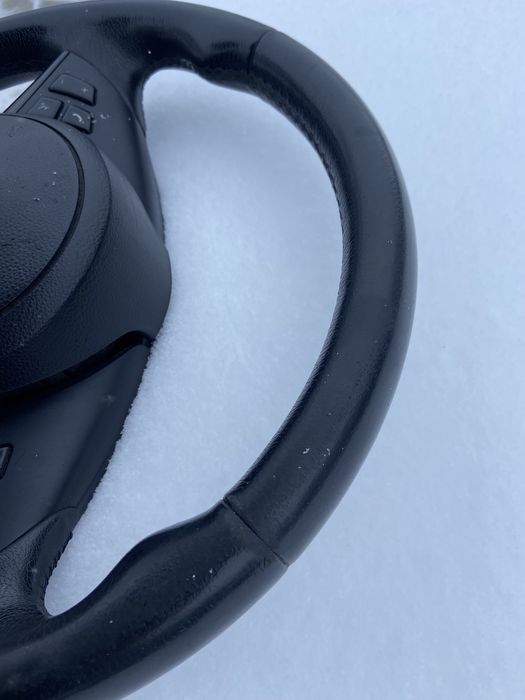 Volan M piele originala Bmw E60 E61 cu buton start 2005-2010