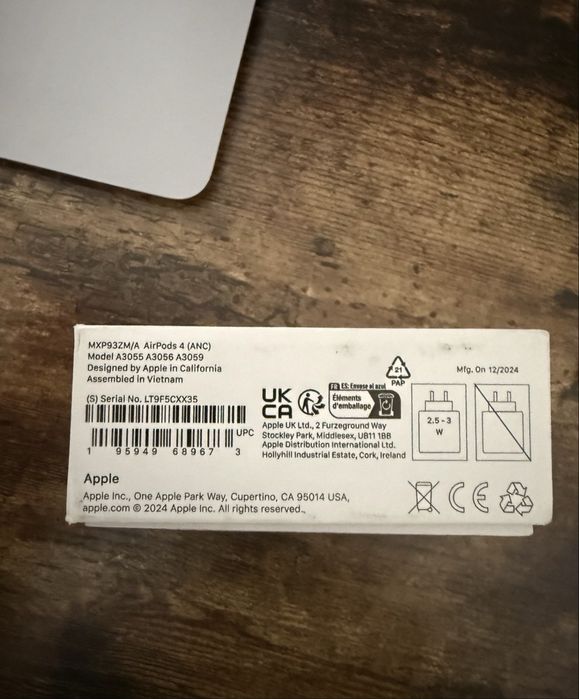 Apple AirPods 4 ANC – оригинални, с гаранция, за части или ремонт