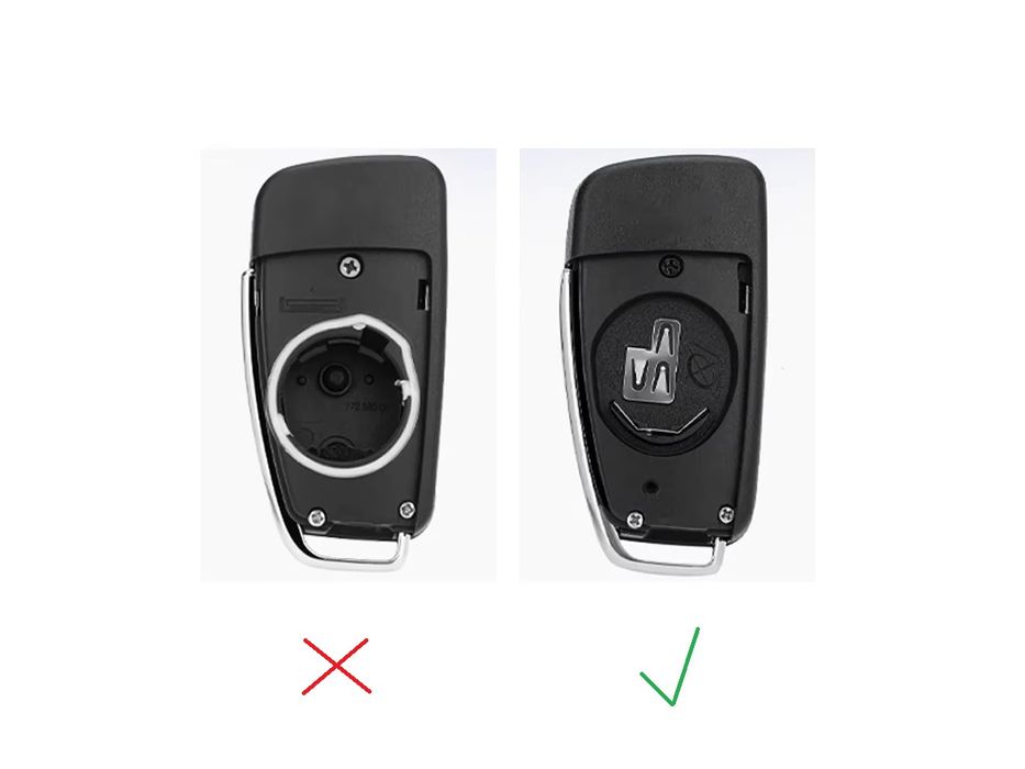 Кутийка за ключ за Audi A1 8X / A3 8P (2003-2012) / A4 B7 / A6 C6