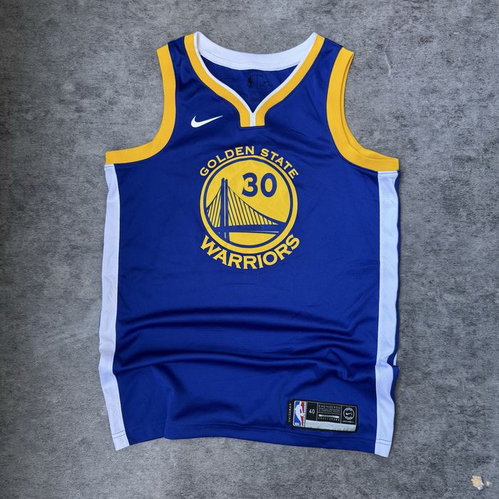 Maiou Baschet Nike NBA Golden State Warriors Stephen Curry #30 Dri-FIT Mărimea 40 (S)