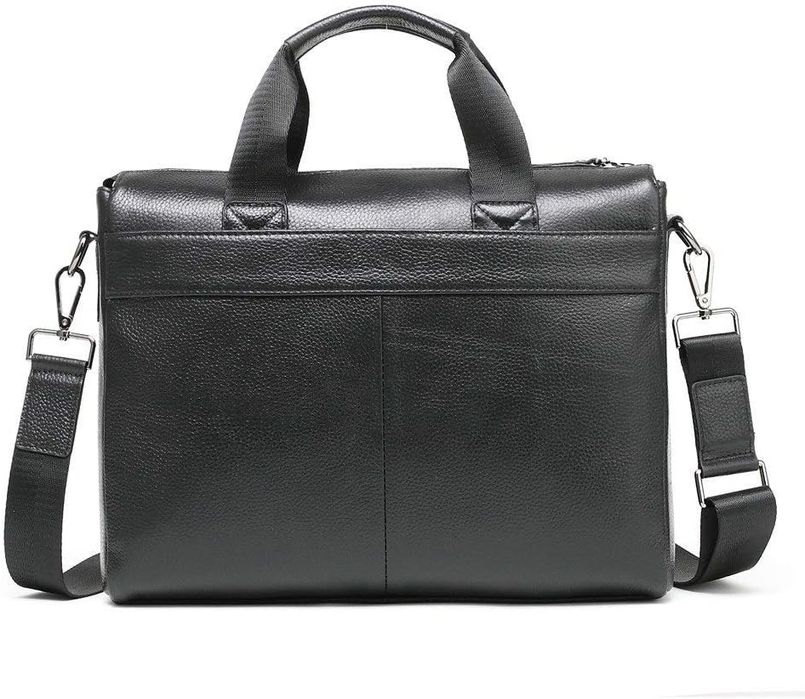 Мъжка чанта бизнес спортно елегантна от естествена кожа