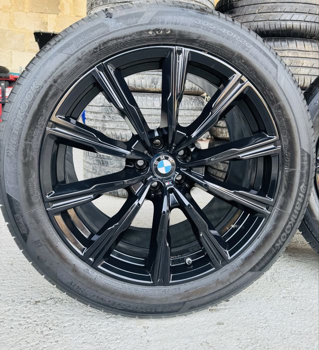 Jante Bmw X5 X6 R20 G05 G06 Originale M740 Black Hankook 90% de vara