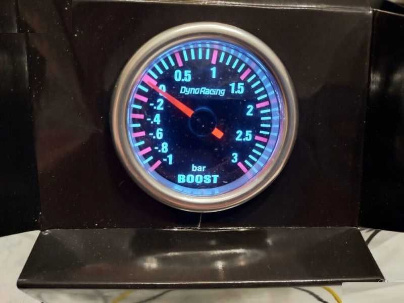 Бустметър 3 бара механичен, буустметър, Boostmeter 52мм