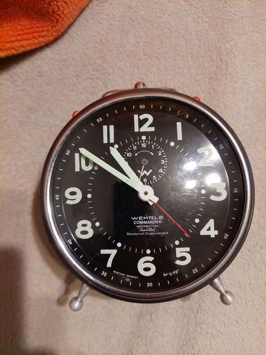 Ceas de masa german Wehrle Commander Intermittent anii 50 - 60