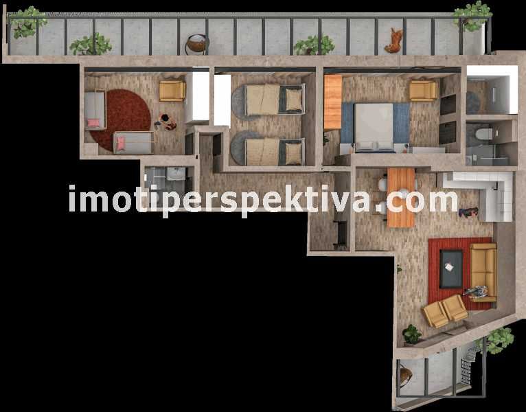 Продава се Многостаен апартамент в Пловдив, Христо Смирненски - 175 кв.м за 764 €/кв.м - Снимка #17